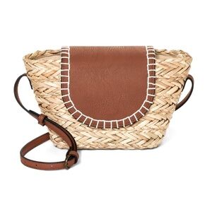 Universal Thread Straw Crossbody Bag